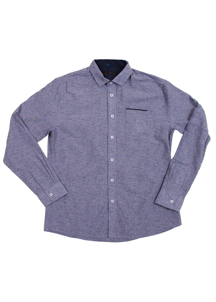 SLUB CHAMBRAY NAVY